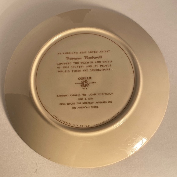 Norman Rockwell “No Swimming” Collector’s Plate - Picture 2 of 2